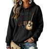 Women's Casual Loose Fit Hoodie with Letter Graphic