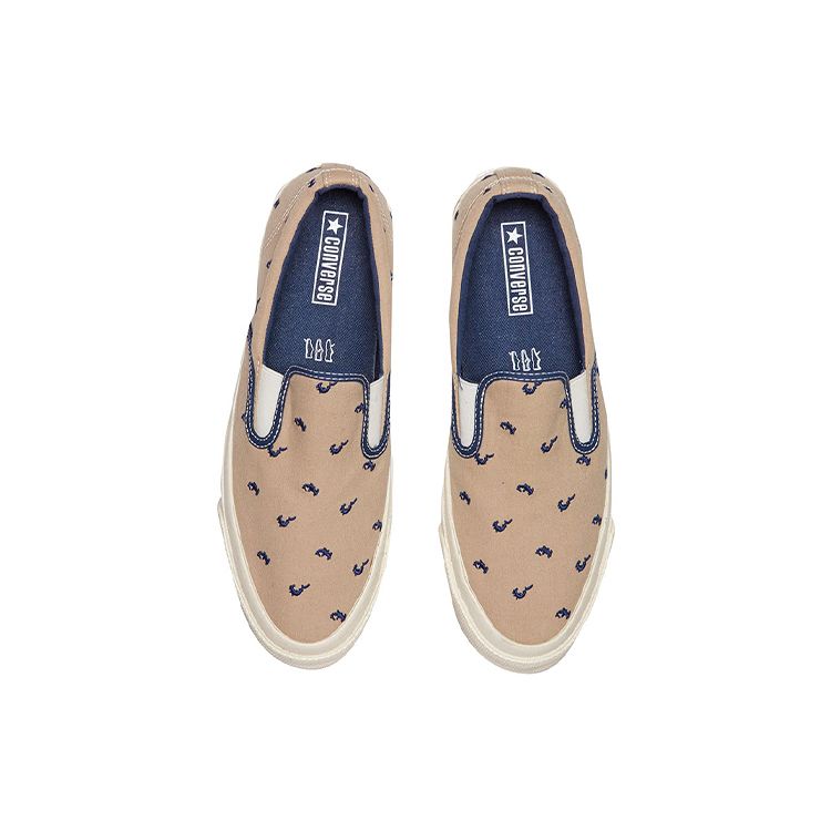 Converse Chuck Taylor All Star Deck Star 67 Slip Resistant Lightweight Durable Low Top Skate Shoes Unisex Sneakers Khaki 160489C