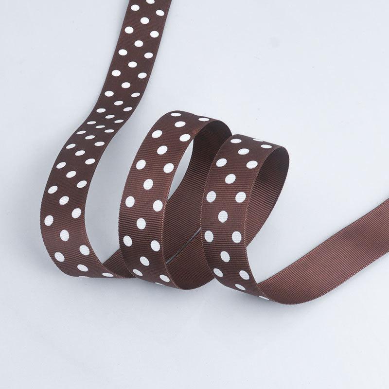 Dot Ribbon Colorful Ribbon Polka Threaded Ribbon Head Hair Accessories Hair Clip Bow Material Dot Ribbon Elegant Home Decorating Activity Supplies