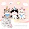 Original Cat Party Fully Automatic Safety Children's Umbrella for Boys and Girls, Student School Umbrella, Sunshade Umbrella, Rain Umbrella