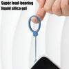 1/5/10Pcs Silicone Mobile Phone Hanging DYM Ring Anti-Lost Straps Lanyard for iPhone Xiaomi Samsung AirPods Case Holder Pendant