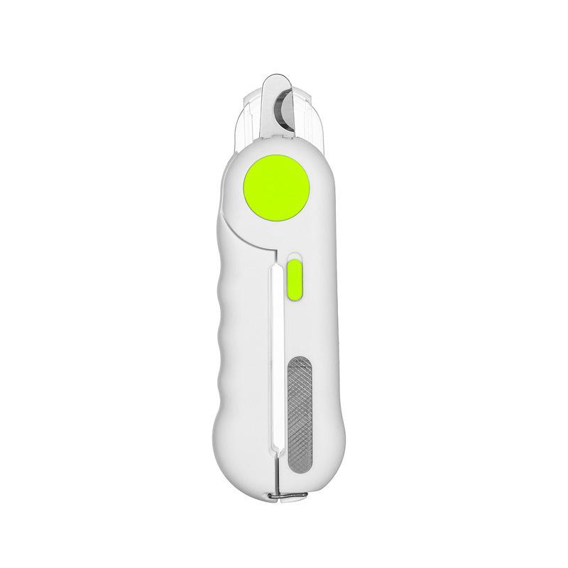 LED Pet Nail Clippers with Anti-Blood Positioning - Includes Manicure Supplies for Cats and Dogs