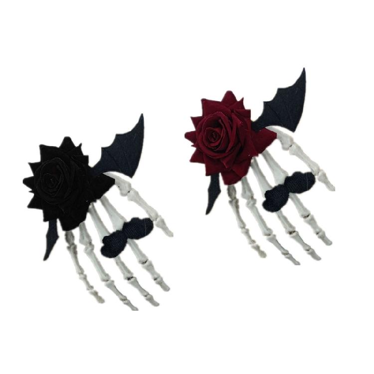 Hair Accessories Hairpin Skull Hand Hair Clips Barrette Hairpin for Halloween
