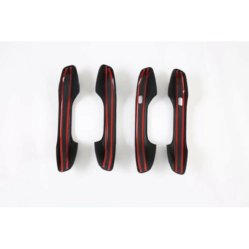 For Kia Sorento MQ4    Car Accessories ABS Chrome Door Handle Cover With Smart Key Hole Catch Cap Trim Molding