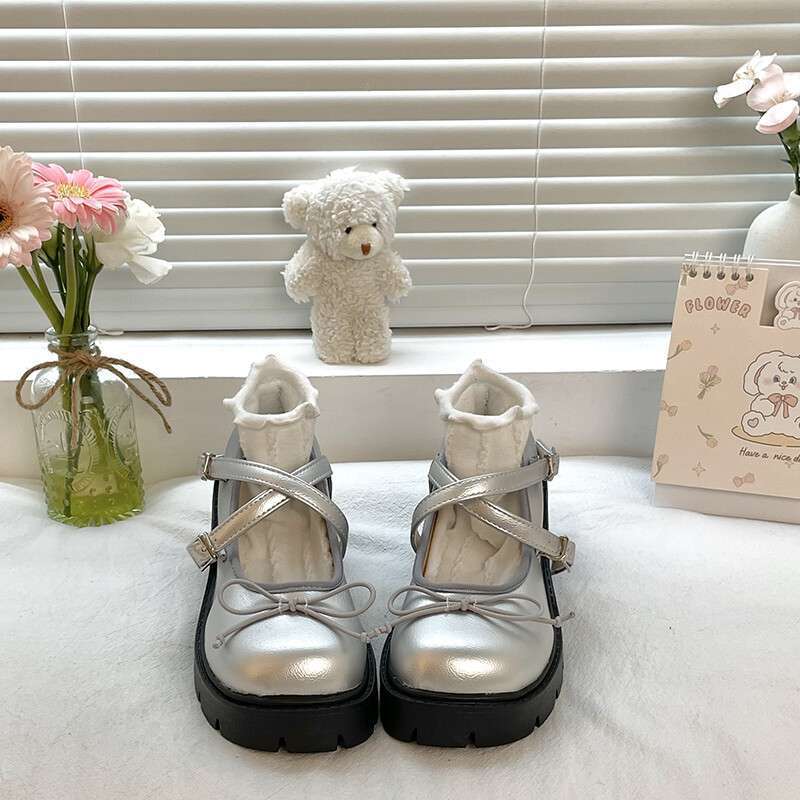 ins fairy wind summer new 2025 niche design sense Mary Jane shoes versatile platform high heel small leather shoes women