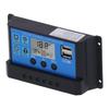 30A 12V 24V 2‑Way MOS Solar Charge Controller PWM 3 Stage Battery Regulator Solar Panel Controller