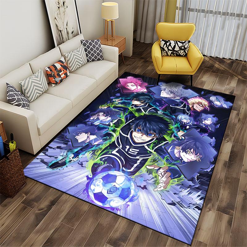 Soccer Anime Character Carpet Suitable As a Non-slip Mat for the Living Room or Bedroom Sofa