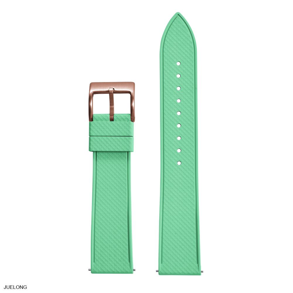 Premium Mosaik FKM Gummi Taucheruhr Armband 20mm 22mm Staubdicht Wasserdicht Schnellverschluss Für Herren Damen Taucheruhren