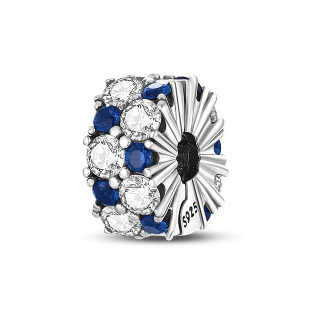 

Серебряная застежка из стерлингового серебра 925 пробы с фианитом, зажим для паве, подвески, бусины в виде ромашки, стопор, подходит для оригинального браслета, зажим для ювелирных изделий из серебра 925 пробы