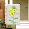 12x18 Zoll Doppelseitig Weiß Sublimation Rohling Polyester Flaggen DIY für Garten Hof Leere Banner Sublimation Rohling