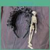 Exquisite Handmade Dark Vampire Skull Headband Perfect For Costume Parties