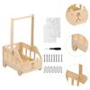 Holz Baby Shower Kiste Schrank Korb mit Griff, tragbar, Aufbewahrungsbox Geschenke