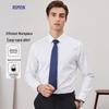 Rommon Men's Long-Sleeve Solid Color Business Casual Shirt