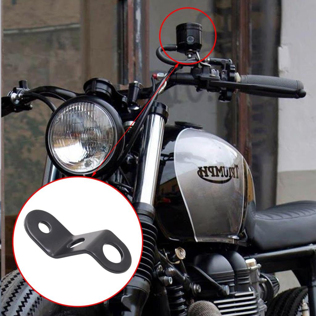 Biqng Dimljushållare, Universell Dimljus-Bromsvätskebehållare Hållare, Tillverkad av Metallmaterial, Reserv