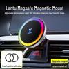 Lantu FREE Magnetic Wireless Fast Charging Phone Holder with LED Ambient Light for Apple.
