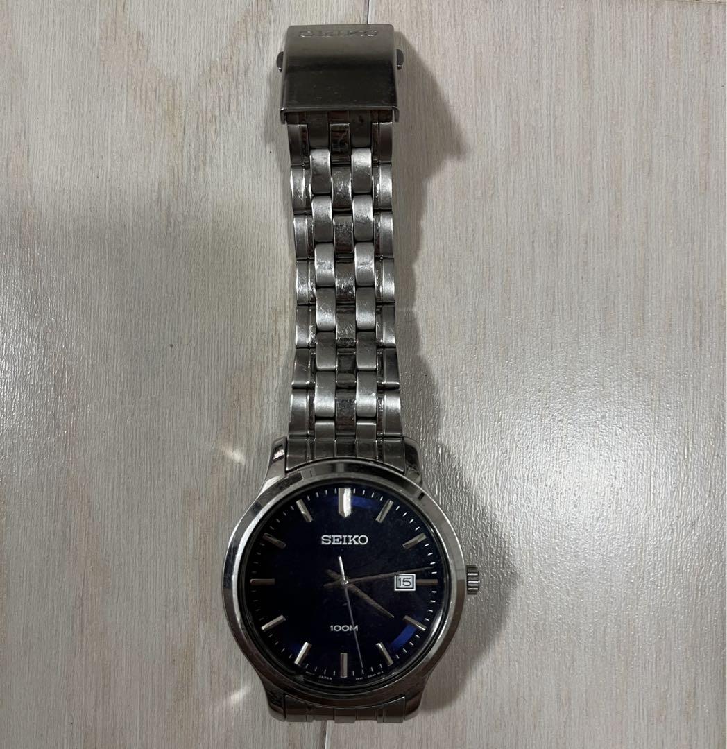 

[USED] Seiko Men s Blue Stainless Steel Watch