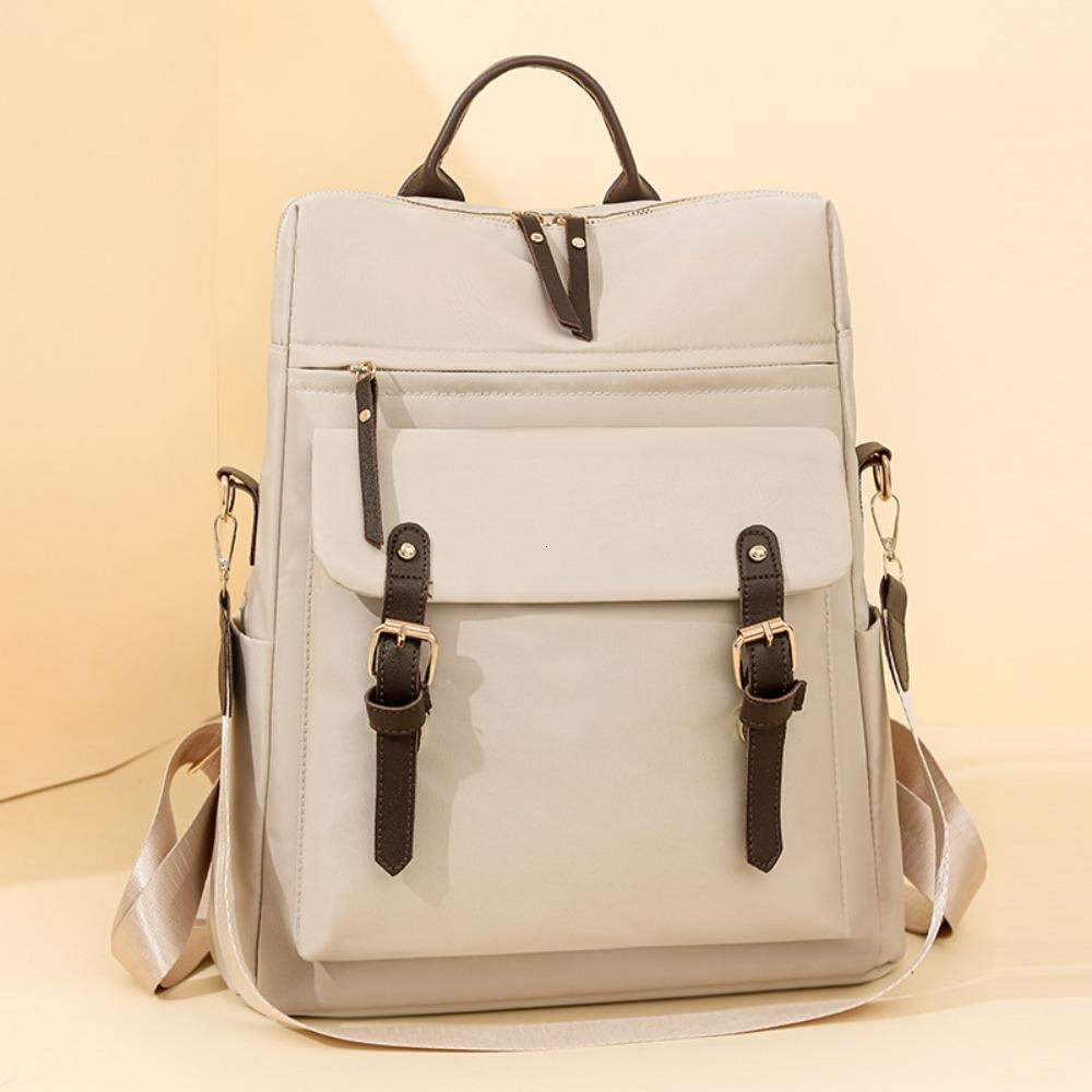 Fashion Rucksack Women Shoulder Bag High Quality Waterproof Nylon Back Pack Purse Large Capacity Backpack for College Students