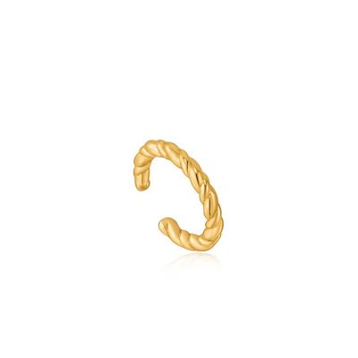 Rope Detail Minimal 925 Silver Ear Cuff E036-06G