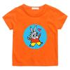 T-shirt per Bambini Cartone Animato Trotro Stampa Anime T-Shirt 2-12A Manica Corta Carina Ragazzi Ragazze Quotidiana Casual Toddler Estate