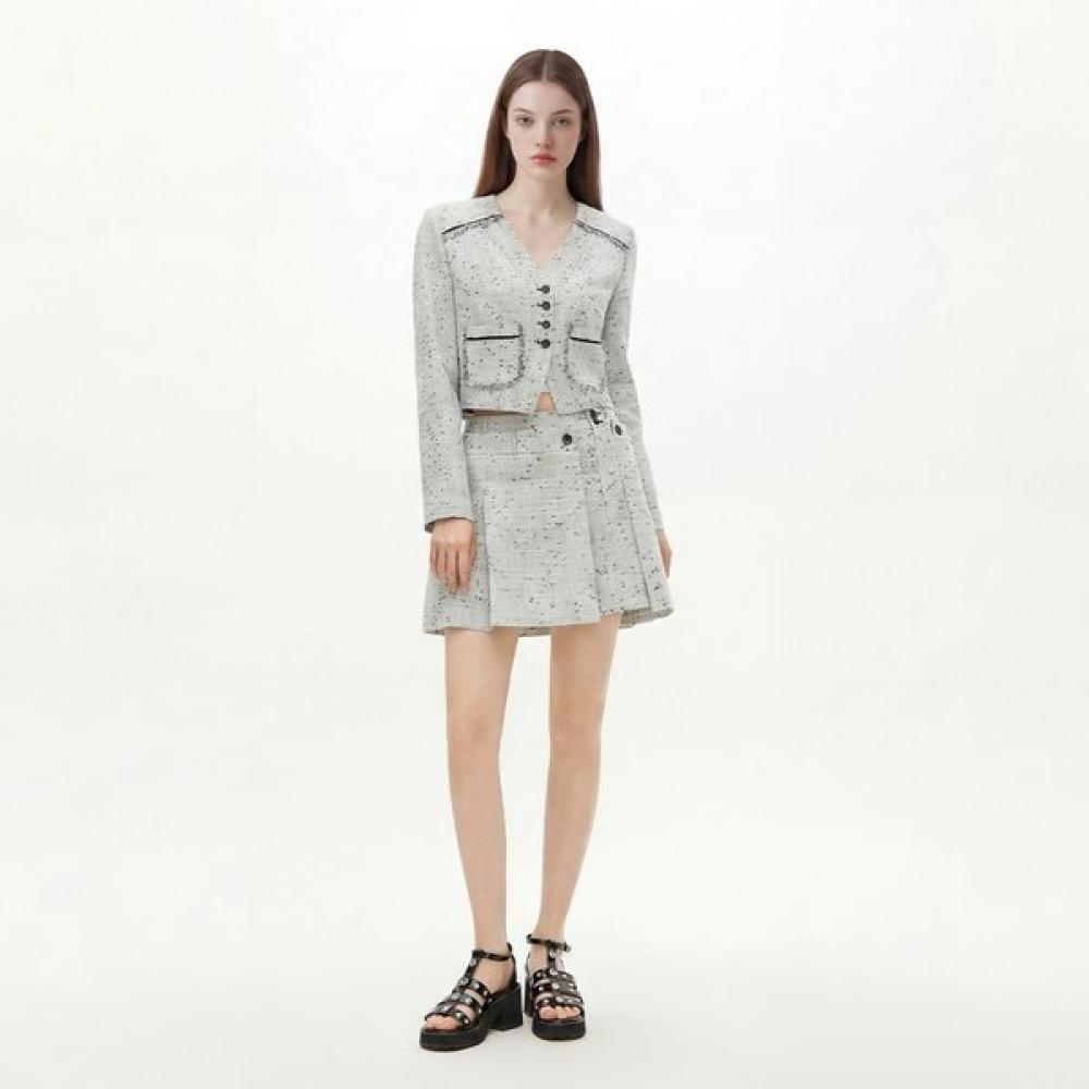 GnArly PleAted Mini A Line Skirt Es2ws563 IV/55