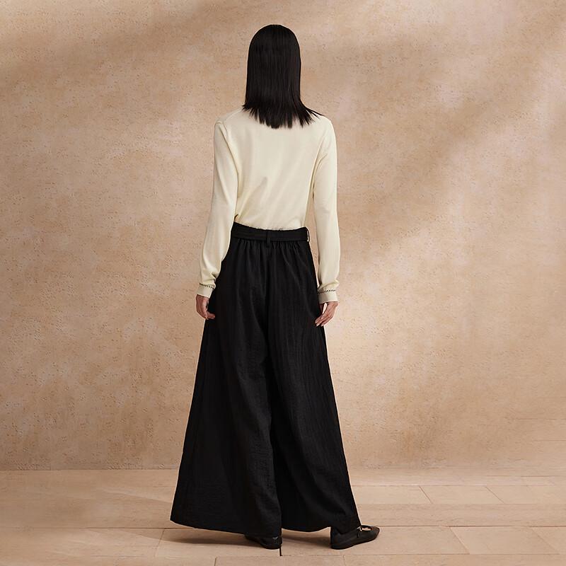 Women's High-Waist Wide-Leg Casual Trousers