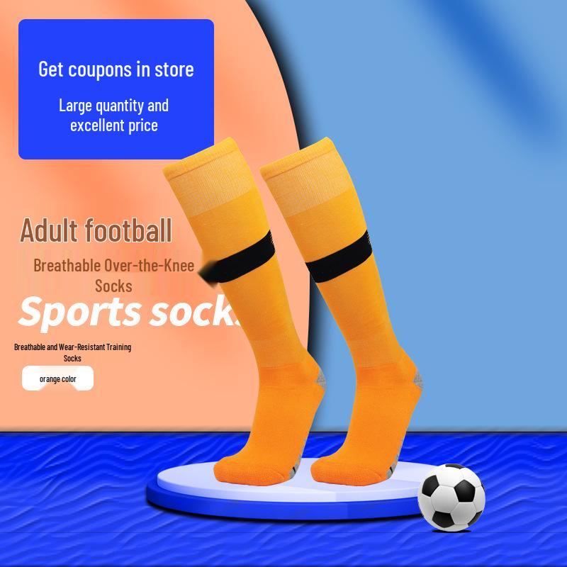 Calzini da Calcio Ispessiti: Disponibile, Assorbe il sudore e traspirante, Ideale per l'allenamento e la competizione, Adatto a bambini e adulti