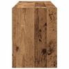 Stackable Shoe Rack Vintage Wood Look 89.5 X 30 X 40 Cm
