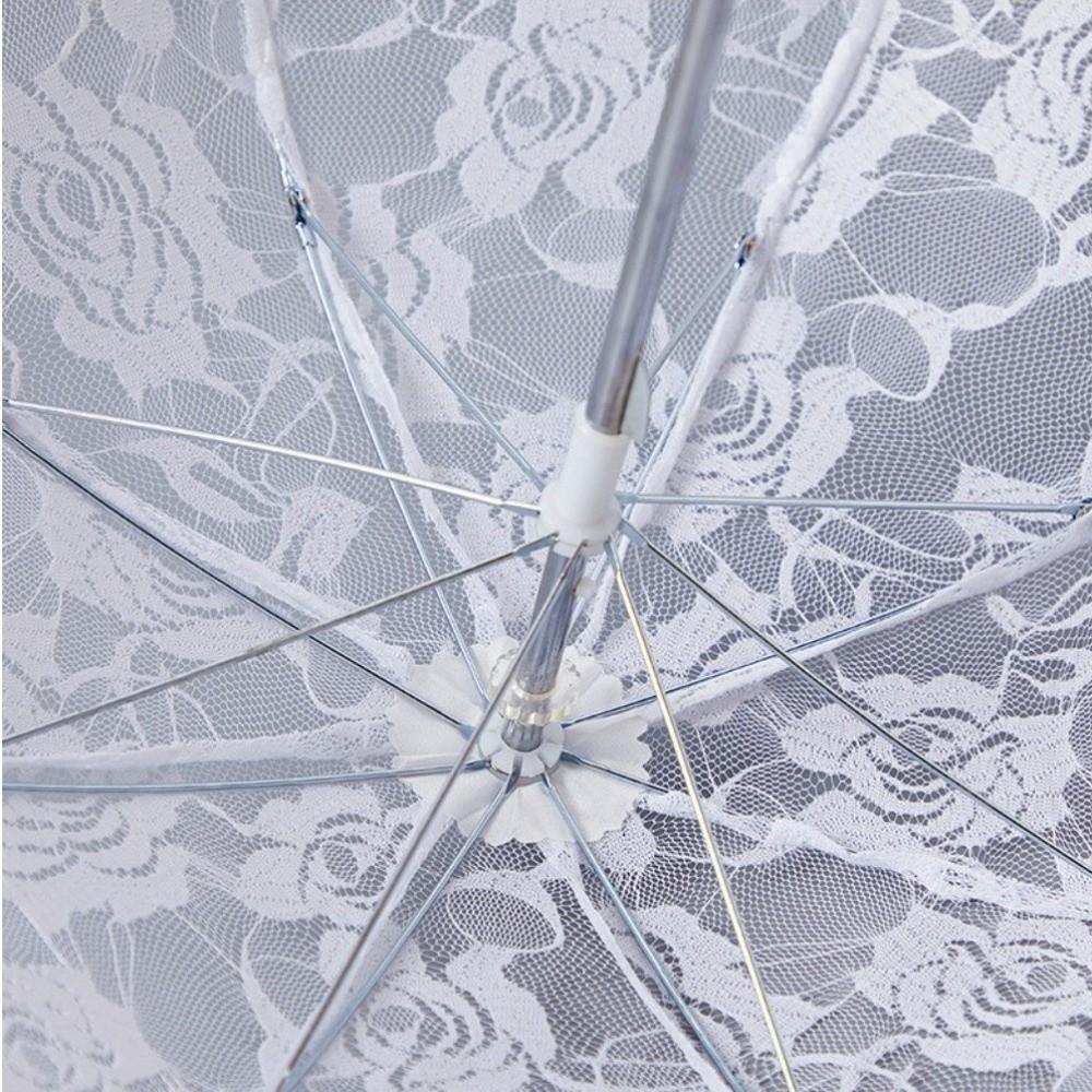Mesh Flower Mini Bridal Umbrella Hollowed Out Wedding Decoration Props  Wedding Party Supplies