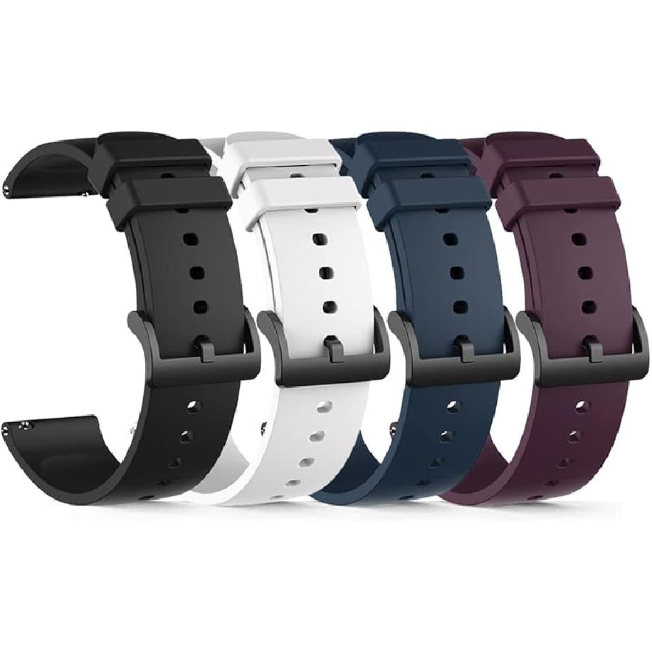 

Ремешок для часов FitTurn, совместимый для смарт-часов EIGIIS, сменный наручный ремешок, браслет для EIGIIS K22/K27/K55/K56/KE1/KE2/KE3/DM50/HM09/I32/S35, мягкий 4 Pack A