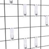 A23I-30Pc Gridwall Hooks Hangers,Grid Panel Hooks Grid Wall Hook Grid Wall Accessories Wire Grid Hook Grid Shelf Hooks
