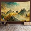 Chinese style landscape painting background tapestry room decoration wall background cloth living room home decoration