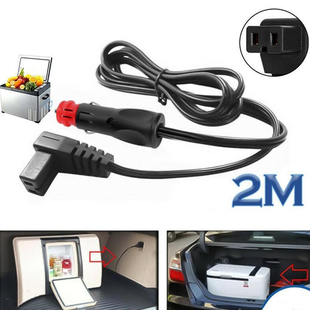 2M For Car Refrigerator Warmer Extension Power Cable Car Fridge Cigarette Cable Cooler Charging Replacement Line