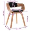 Dining Chairs 2 Pcs Bentwood and Faux Leather
