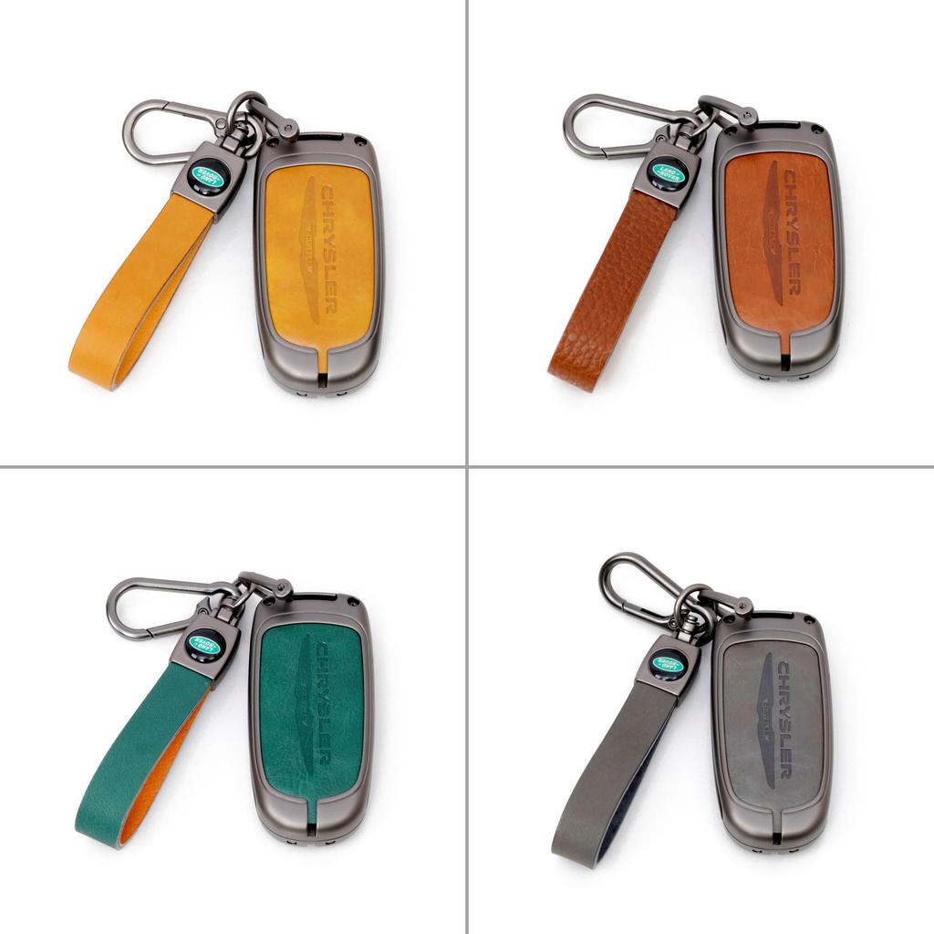 Chrysler 300C Genuine Leather Key Case for 2012-2016 Models, Sebring, Grand Voyager