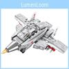 Simulated Fighter Jet Assembly Building Block Model Ornament Children Toy For Boys And Girls