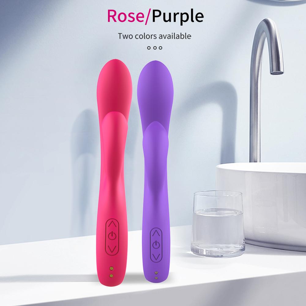 10 Frequency Dildo Vibrator Rabbit Vibrators Wand Sex Toys for Women Female Masturbator Dual Motors G Spot Clitoris Stimulator