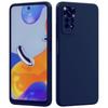 Silicone Case - E.F.CONNECTION - Xiaomi Mi 11 Pro - Flexible - Navy Blue - Shockproof