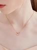 Necklace for Adjustable Pink Gift [Mesaro] Women, Zircon, Moebius, Hypoallergenic, Chain, Length, Zircon, Couple, Fashion, Sparkly, Popular, Stylish,