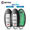 Smart Remote Key Keyless Entry FOB For Nissan SENTRA 2020-2023 KR5TXN1 433Mhz 4A Chip 3/4 Buttons Kicks Rogue Sport 2019-2022