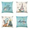 Christmas Dwarf Fawn Pillowcase Merry Christmas Holiday Party Decoration Living Room Sofa Cushion Suite Room Home Decoration