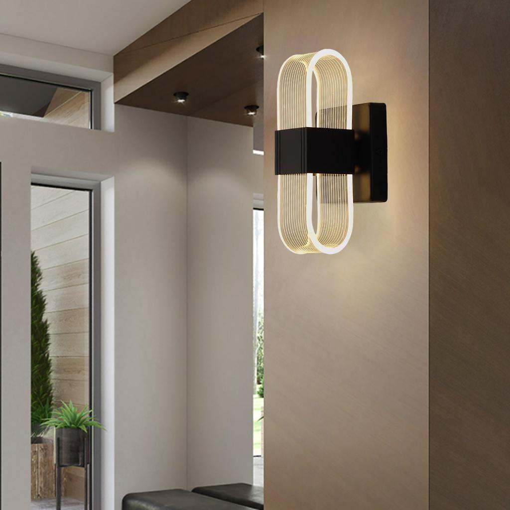 Acrylic Modern LED Wall Sconces Lamp Mounted Creative Light Stairway Hallway Cafes Fixtures for