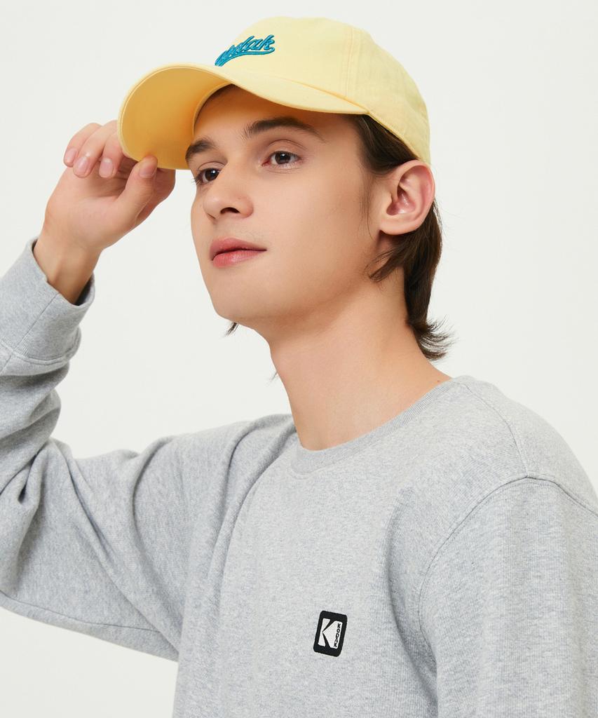 KODAK Lettering Relaxed Fit Ball Cap Yellow