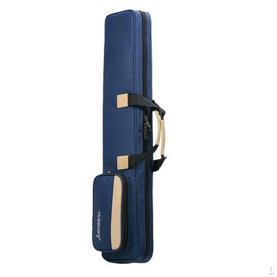 Flute Carry Bag Carrying Handle Accessories Can Hold 7 Flutes with Side Pocket Adjustable Shoulder