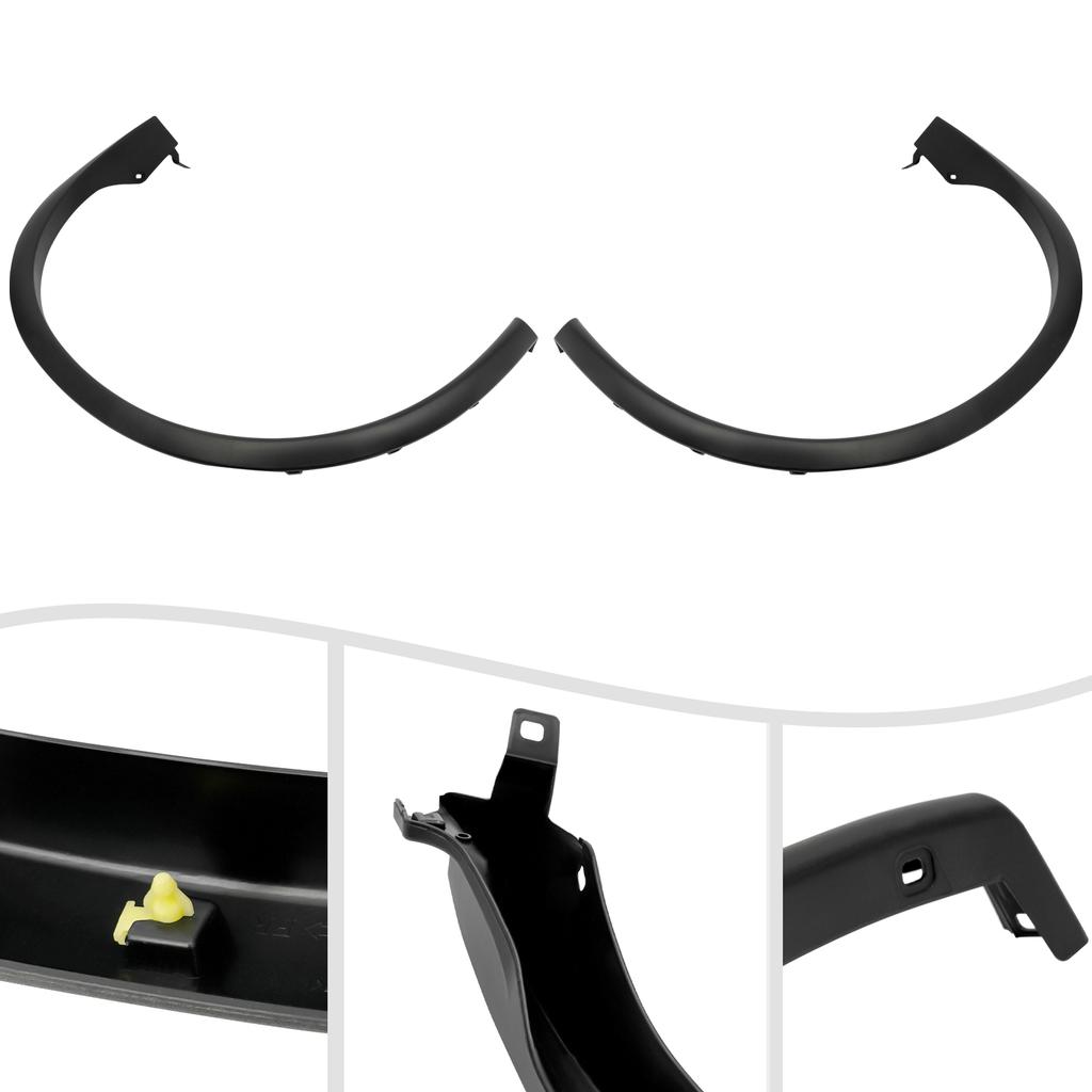 Pair of Rear Textured Black Fender Trims Molding for Nissan Murano 2015 2025,Wheel Arch Covers Exterior Car Styling Accessories