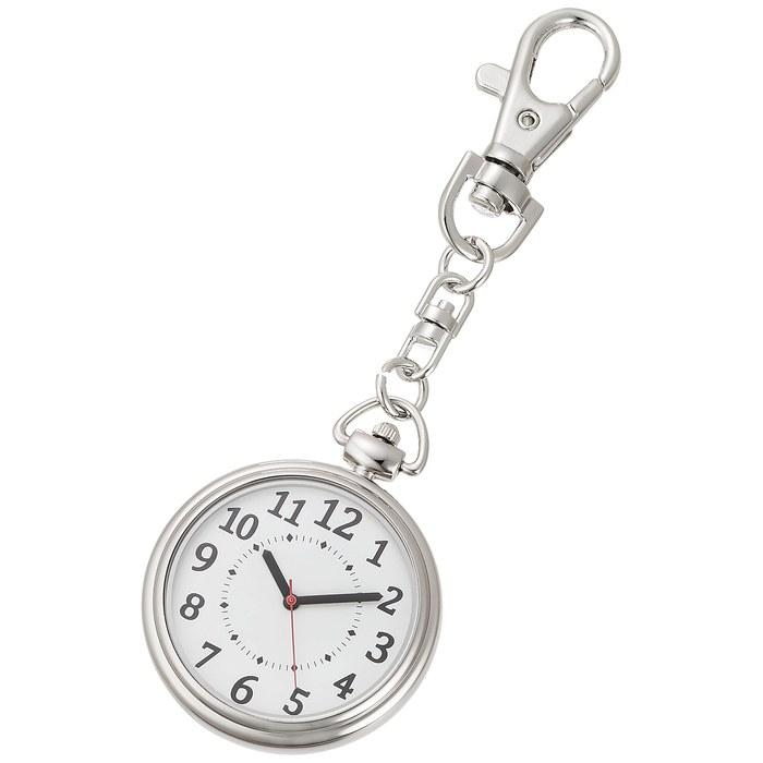 J-AXIS Carabiner Watch Key Watch Key Holder Bag Backpack SP105-W Silver One Size