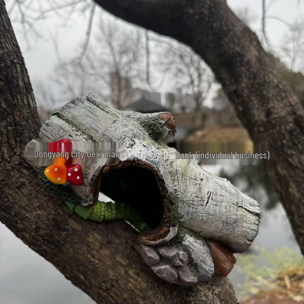 

Aquarium Resin Barrel: Fish Tank Decoration & Landscaping Simulation Rockery