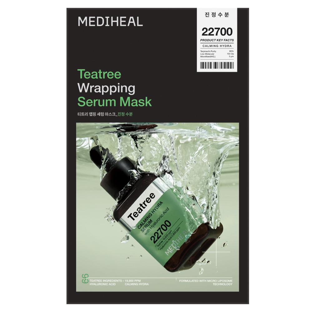 10 Sheets of Mediheal Wrapping Serum Mask (choose One of Five Types: Madecassoside, Collagen, Vitamin C, Hyaluronic Acid, Tea Tree)
