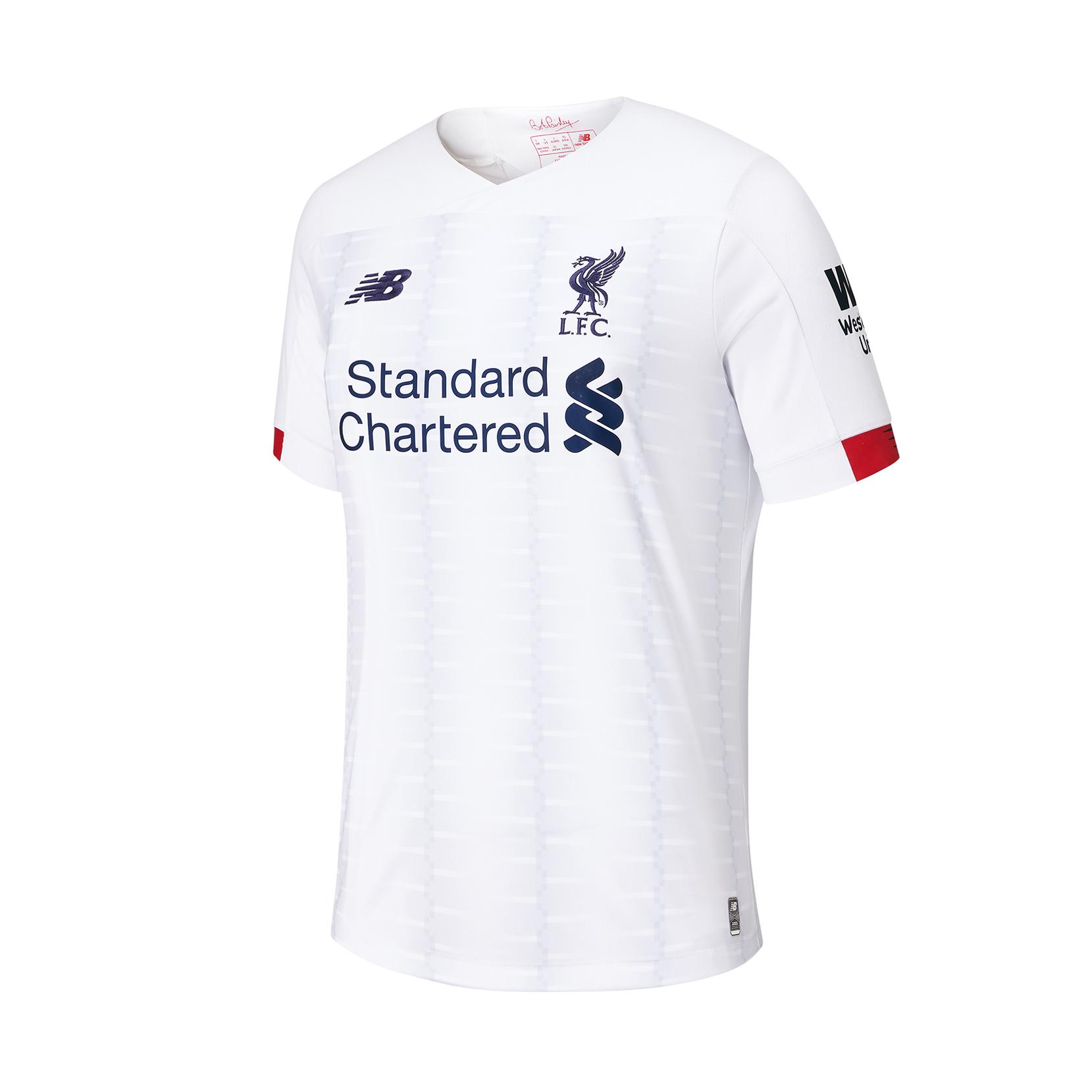 New Balance Liverpool FC Away SS Jersey 2019/20 Soccer Jersey Men s White MT930013-AWY M