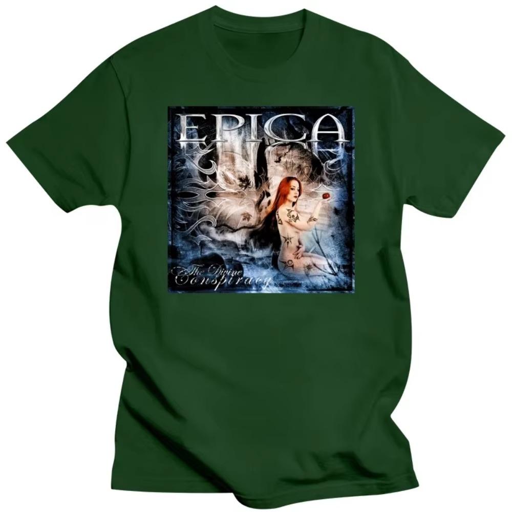 Pánské módní letní bavlněné tričko s krátkým rukávem, symfonická metalová kapela, epické tričko, ležérní Harajuku Streetwear Hip Hop Tee Tops