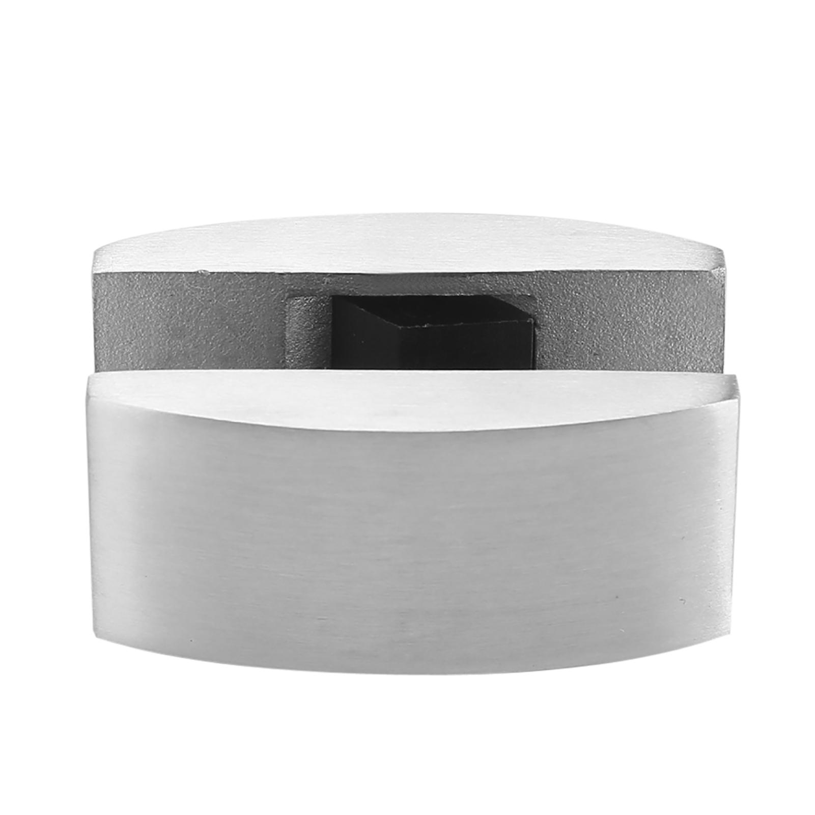 

304 Stainless Steel Floor for Frameless Sliding Glass Doors, Brushed Treatment, Suitable for Shower, Glass Partition